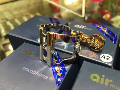Air Music 薩克斯風束圈 中音 鍍白金