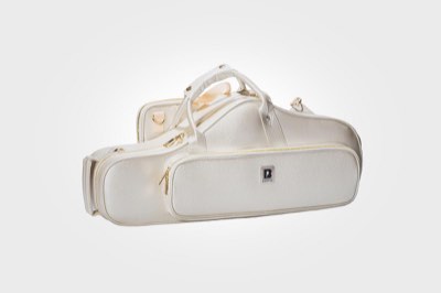 BROPRO 荔枝紋仿PU 中音薩克斯風樂器箱 Alto sax PU case-珠光銀