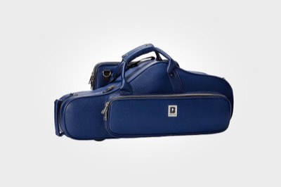 BROPRO 荔枝紋仿PU 中音薩克斯風樂器箱 Alto sax PU case-午夜藍