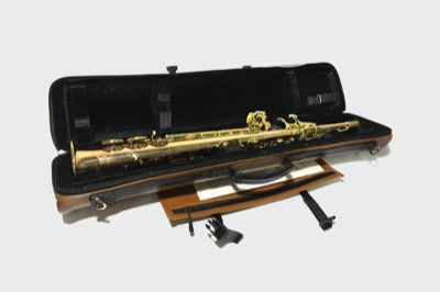 BroPro 高音薩克斯風圓筒箱 PU皮 Soprano Saxophone Case