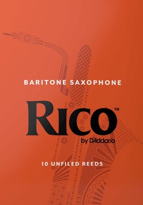 D'Addario Baritone saxophone Reed 上低音薩克斯風 橘盒竹片 10片裝