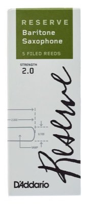 D'Addario Reserve Baritone Sax Reed 薩克斯風 上低音竹片 5片裝