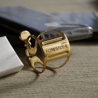 Forestone Saxophone Ligature Alto DCTV 薩克斯風 鍍金 日本手工 中音束圈