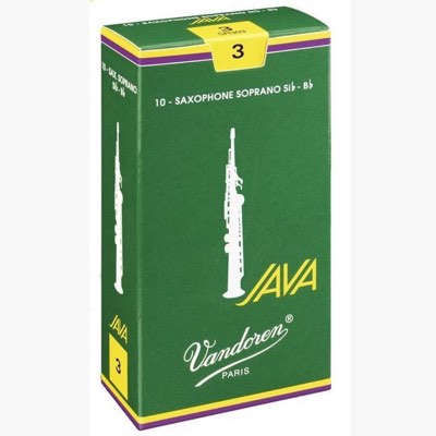 Vandoren Java Green Soprano Reeds 薩克斯風 高音 Java 綠盒 竹片 10片裝