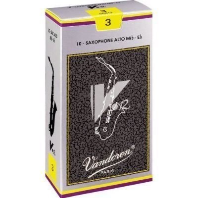 Vandoren V12 Alto Reeds 薩克斯風 中音 V12 銀盒 竹片 10片裝