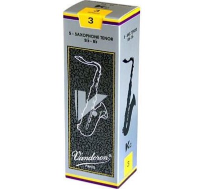 Vandoren V12 Tenor Reeds 薩克斯風 次中音 V12 銀盒 竹片 5片裝
